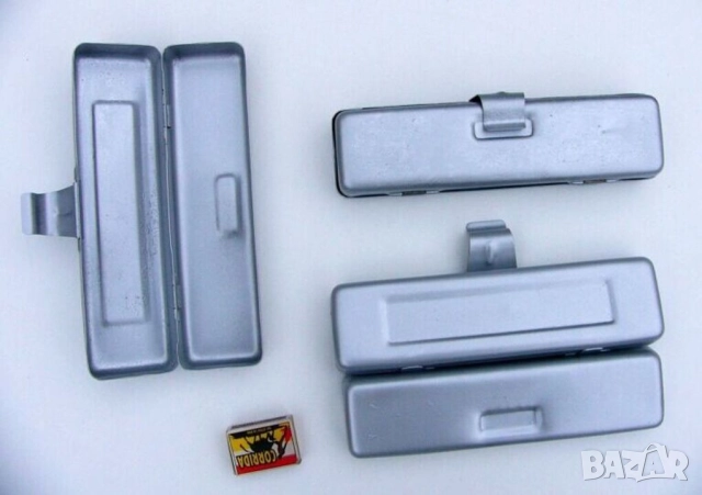 Оригинални Руски Метални КУТИИ 24,5x7x5 см Куфарче Органайзери Контейнери за Инструменти СССР БАРТЕР, снимка 4 - Куфари с инструменти - 52013956