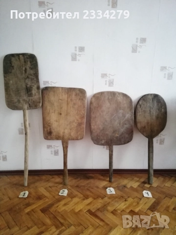 Стари фурнаджийски лопати и дъски за месене на хляб и други. , снимка 5 - Антикварни и старинни предмети - 52320426