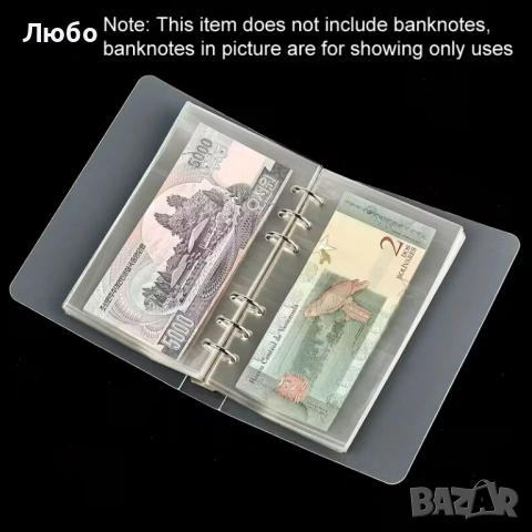 Албум за Банкноти (+ 100 джоба) Джобен Удебелен и Подсилен, снимка 2 - Нумизматика и бонистика - 53926298