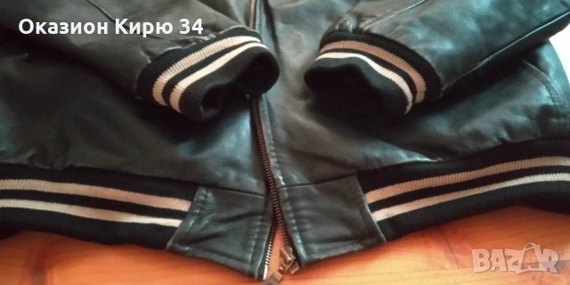 Пилотско кожено яке Fly, снимка 5 - Якета - 30239883