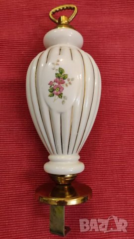 Стар порцеланов пендел за полилей. , снимка 2 - Антикварни и старинни предмети - 38883049