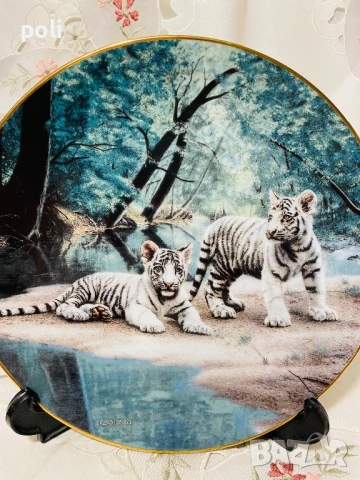 порцеланова чиния за стена , снимка 3 - Декорация за дома - 50807887