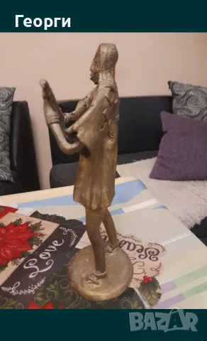 Бронзова статуетка-5, снимка 6 - Декорация за дома - 50111990