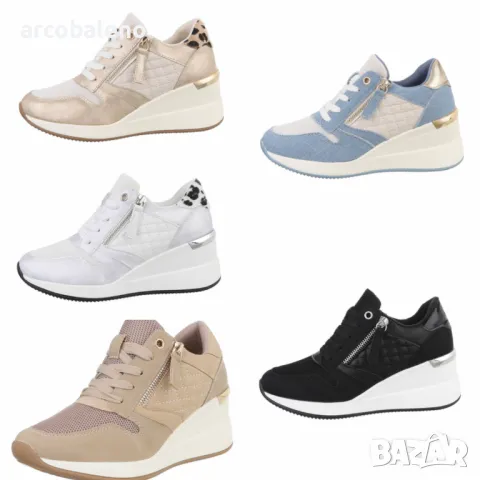 Дамски високи кецове, 5цвята 