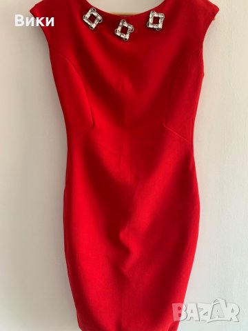 Fervente красива червена рокля, снимка 7 - Рокли - 29085333