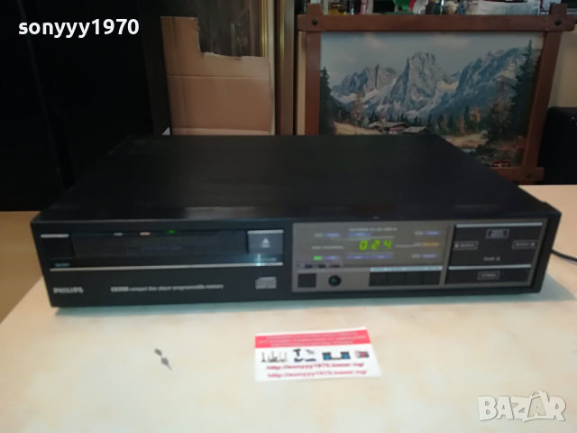 Vintage Philips CD350 CD player-2 x the Philips TDA1540P D/A converter. Made in Belgium., снимка 3 - Ресийвъри, усилватели, смесителни пултове - 36543576