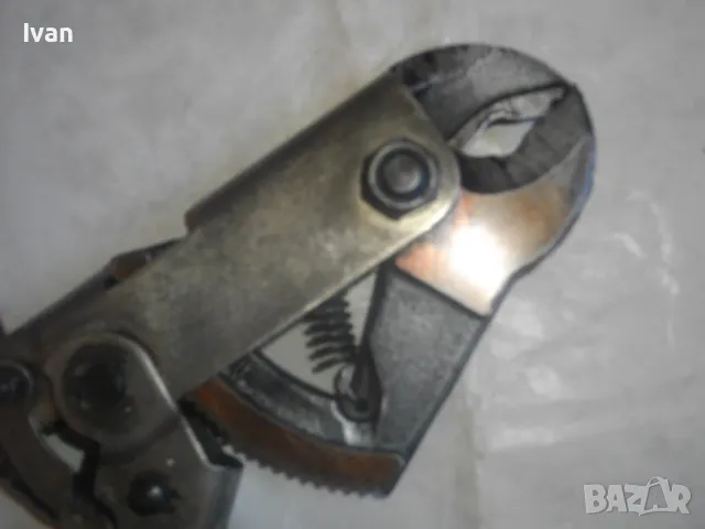 Тресчотъчна НОЖИЦА КЛЕЩИ ЗА РЯЗАНЕ НА СНОП КАБЕЛ до 30 мм Старо Немско Качество Масивна BAUDAT 330мм, снимка 15 - Клещи - 47459596