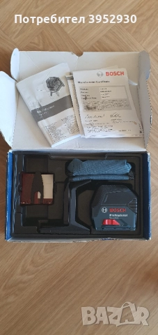 Линеен лазер Bosch GCL 2-15 Professional , снимка 2 - Измервателни инструменти - 51888922