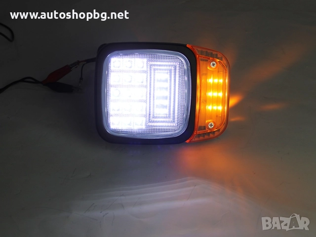 LED Фарове с мигач за трактор, комбайн, багер и др., снимка 3 - Аксесоари и консумативи - 52493199