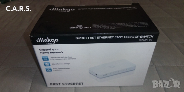 Суич D-Link GO-SW-8E, снимка 3 - Суичове - 51558821