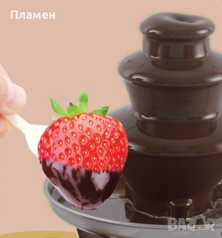 Електрически фонтан за шоколадово фондю 14.5х23см, снимка 6 - Други - 38288067