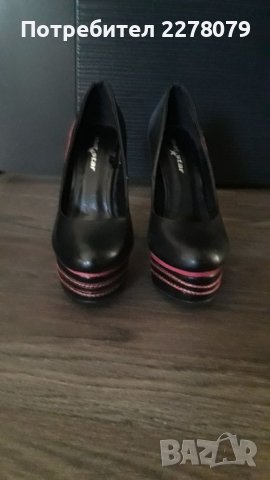 Дамски обувки "mat star"на висок, снимка 2 - Дамски обувки на ток - 40654311