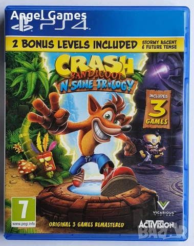 Crash Bandicoot NSane Trilogy PS4 Playstation 4 Плейстейшън 5 PS5 Краш