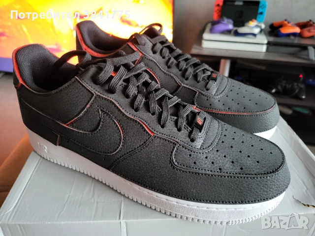 Nike Air Force 1 Low 1/1 Black Chile Red Pine Green уникални