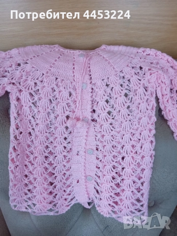 Детски и бебешки жилетки ,елечета и комплекти ръчно плетени , снимка 2 - Детски пуловери и жилетки - 50943868