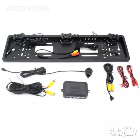 Камера за задно виждане парктроник комплект модел регистрационен номер, снимка 2 - Аксесоари и консумативи - 40522678