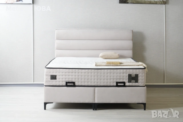 Тапицирани легла с метална конструкция!, снимка 2 - Спални и легла - 53203393