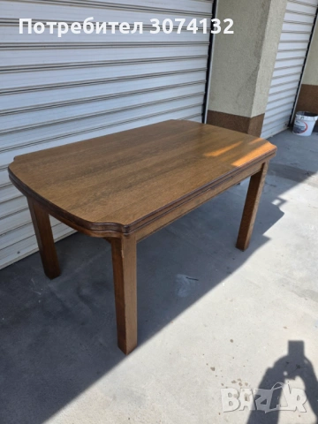 Масивна дъбова разтегателна маса в стил Рустик, снимка 3 - Маси - 54208290