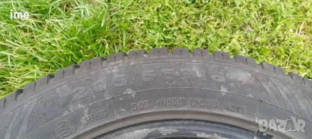 2бр зимни гуми 205/55R16. Dunlop SPWinterSport. DOT 4215. 7 мм дълбочина на шарката. Като нови., снимка 4 - Гуми и джанти - 49896650
