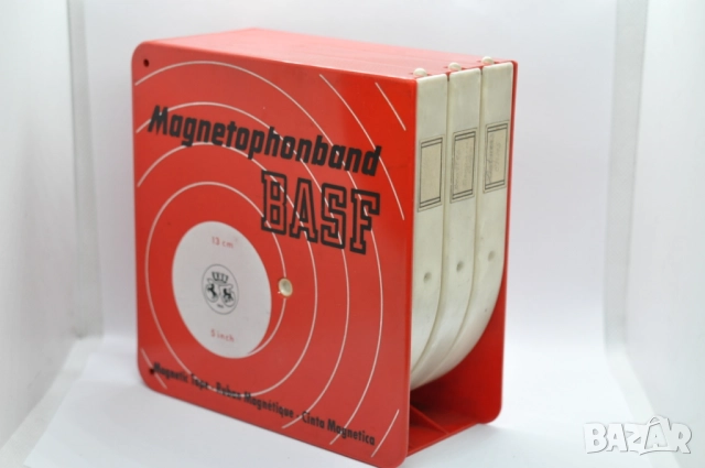 Кутия за магнетофонни ролки BASF, снимка 2 - Други - 52381814