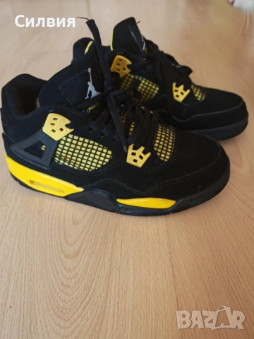 Nike Air Jordan Retro 4 "Yellow Thunder" (39), снимка 1