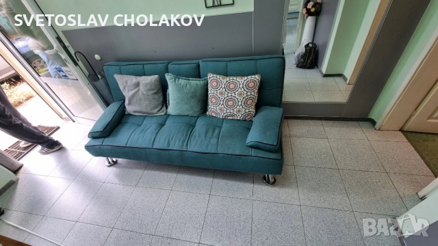 Диван  VERDЕ зелен, снимка 2 - Дивани и мека мебел - 54115848