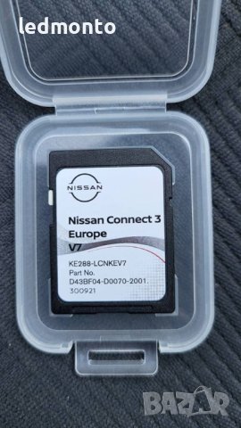 2023 SD card kapтa Nissan Connect 1 2 3 навигация Hucaн Qashqai/XTRAIL, снимка 5 - Части - 44228404