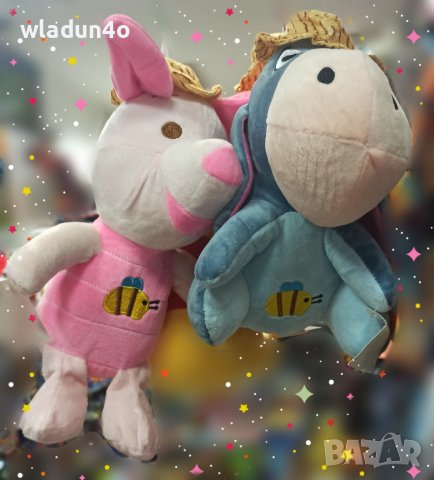 Героите от Мечо Пух-Йори,Прасчо,Пух,Тигър -15лв, снимка 2 - Плюшени играчки - 40712269