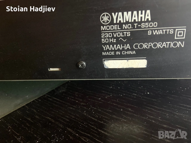 Yamaha T-S 500 стерео тунер, снимка 5 - Ресийвъри, усилватели, смесителни пултове - 53339263