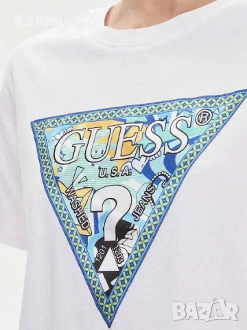 Памучни дамски тениски Guess - два цвята - 19 €, снимка 5 - Тениски - 53286163
