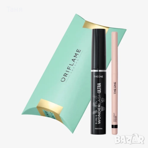 Комплект молив за очи спирала и подаръчна опаковка.Цена 12 лв