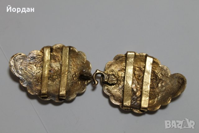 Възрожденски пафти сребро/шивачна позлата , снимка 4 - Антикварни и старинни предмети - 35080922