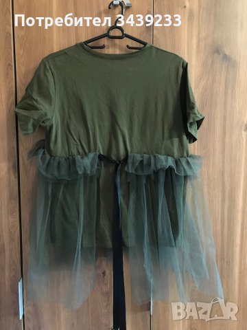 Ефирна дамска блуза, снимка 2 - Тениски - 37419558