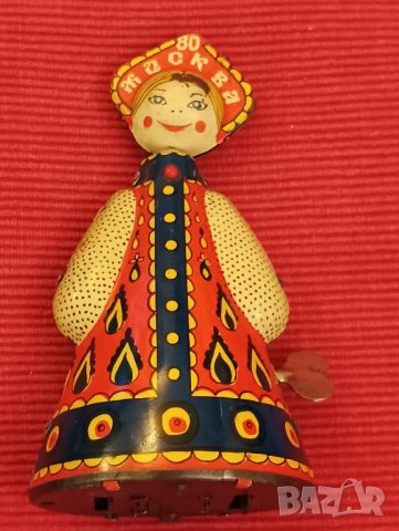 Ламаринена механична играчка Москва 1980 г,СССР. 