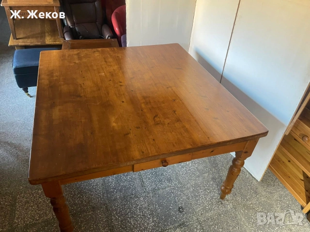 Масивна трапезна маса, снимка 3 - Маси - 53084427