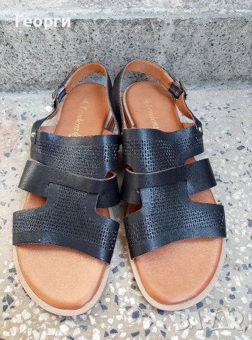 Нови дамски сандали от естествена кожа