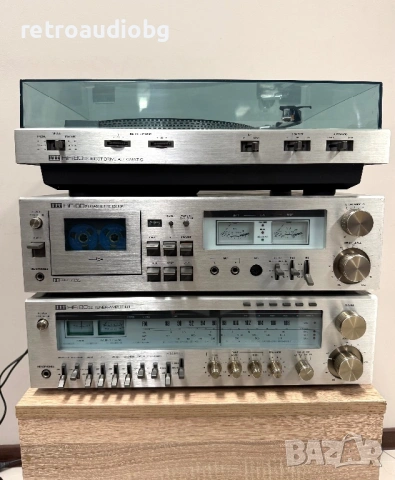 🔉Винтидж аудио сет ITT - ресийвър 8033, Дек 8021, грамофон 8012🔉, снимка 6 - Аудиосистеми - 54126649