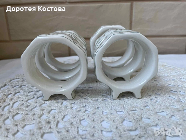 Красиви порцеланови пръстени от Англия , снимка 5 - Антикварни и старинни предмети - 52248720