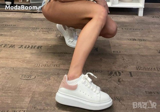 Alexander McQueen Естествена кожа , снимка 2 - Маратонки - 42105879