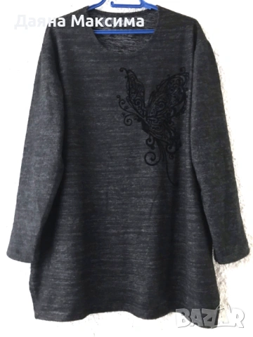 Топъл блузон 2ХЛ 💜 намаление 6€, снимка 4 - Туники - 53307343