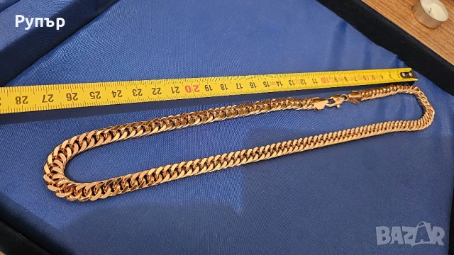 Позлатен ланец, снимка 4 - Колиета, медальони, синджири - 52124643