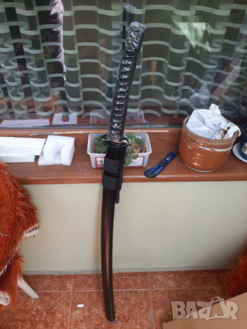 Katana 1095 стомана Rurouni Kenshin,истински хамон, снимка 12 - Бойно оръжие - 36390923