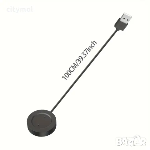 Зарядно за смарчасовници Xiaomi Mi Watch Color Sport / S1 Active, снимка 5 - Смарт гривни - 50397732