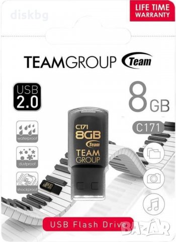 Нова USB 8GB Flash памет TeamGroup C171, USB 2.0, запечатана, снимка 1 - USB Flash памети - 31016069