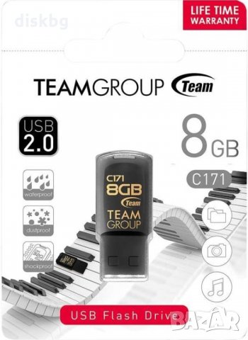 Нова USB 8GB Flash памет TeamGroup C171, USB 2.0, запечатана, снимка 1