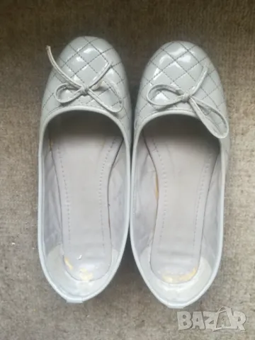 38номер!Светлосиви пантофки