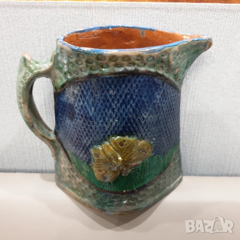 Стара керамична кана, снимка 3 - Колекции - 52259066