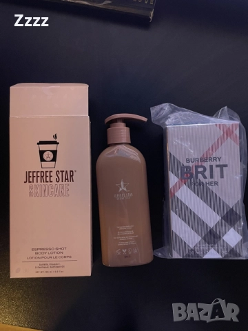 Парфюм Burbbery и лосион за тяло Jeffree Star