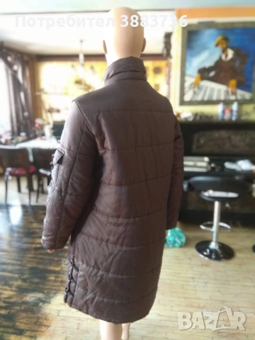 Дамско есенно-зимно дълго яке, снимка 4 - Якета - 52546439