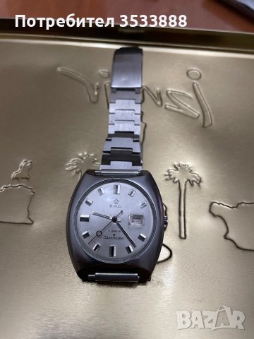 Мъжки механичен швецарски часовник E.R.C Stanmaster колеционерски, снимка 3 - Мъжки - 39460283